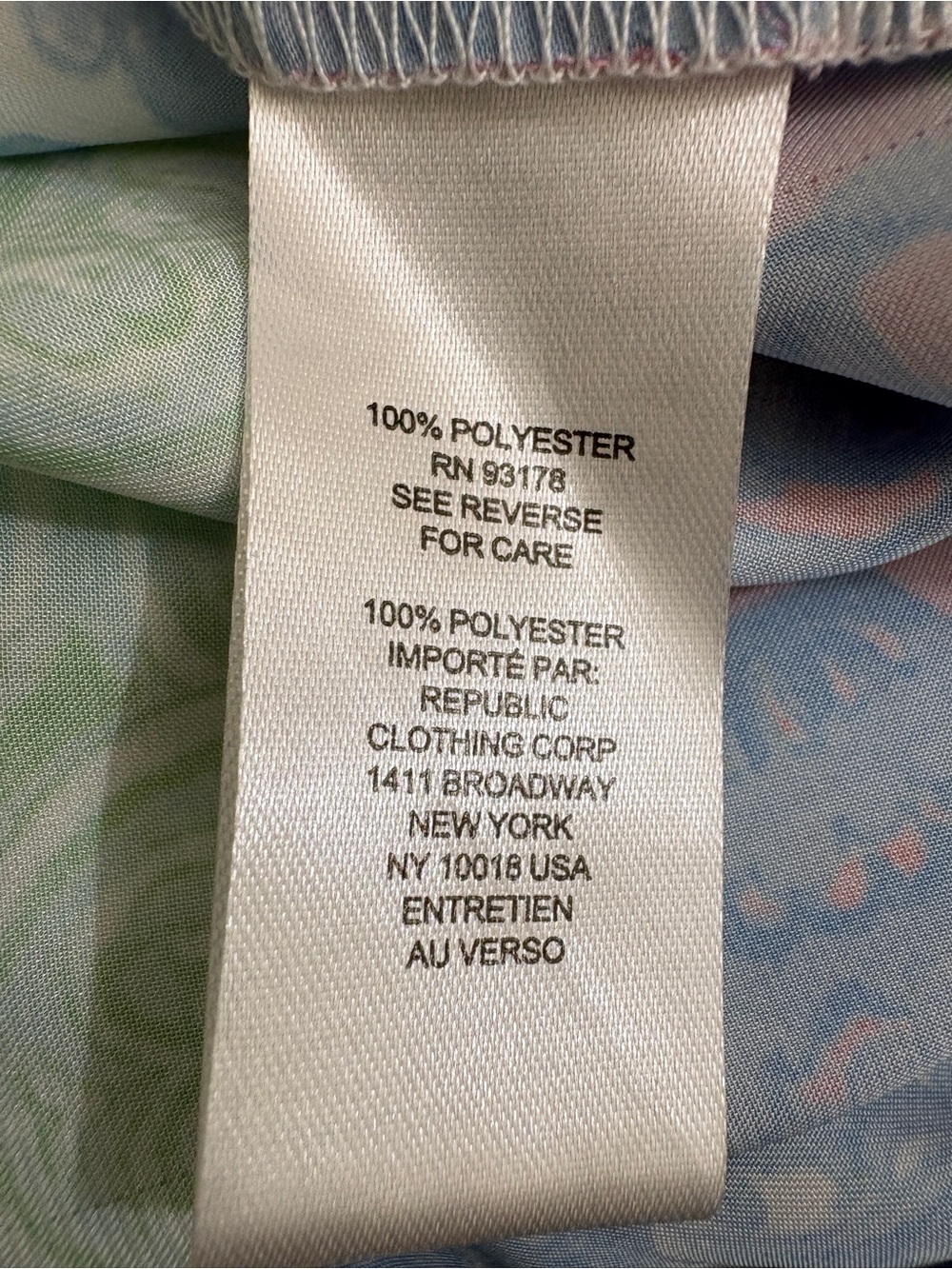 Industry Republic Paisley Colorblock Satin Button-Up Blouse Small - Picture 5 of 6